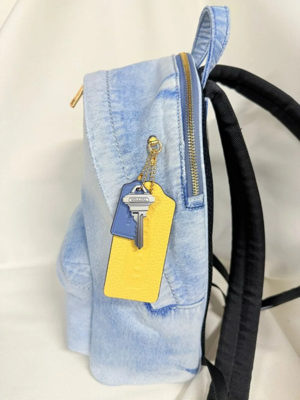 coach Taylor Small Backpack In Loved Denim cef27
